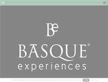 Tablet Screenshot of basqueexperiences.com